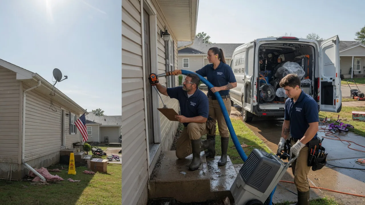 Ceiling Water Damage Restoration in Shipman, VA near me